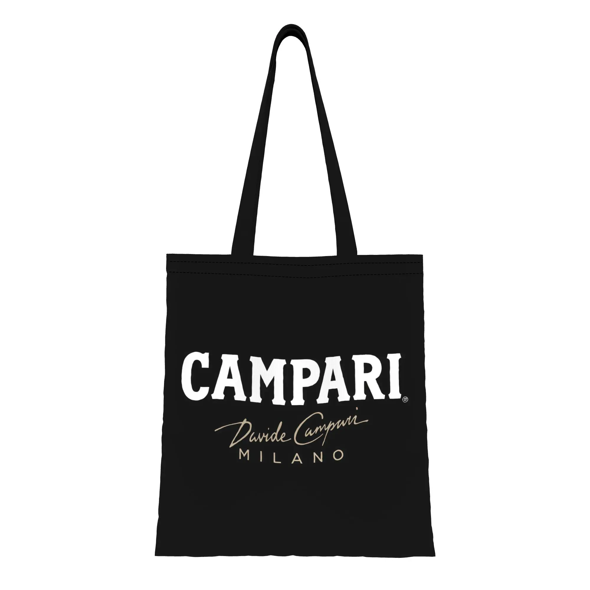 

Сумка-тоут CCampari Davide Milano Signature Logo из холщовой ткани, идеально подходит для шопинга, путешествий, активного отдыха, прочная сумка через плечо.