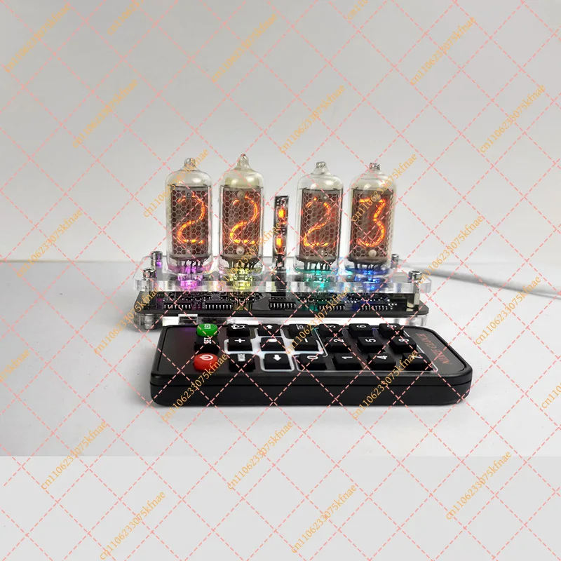 IN-8-2 for Nixie Tube Clock | 4-Digit Vintage Neon Display Desk Clock with IN8-2 Tubes