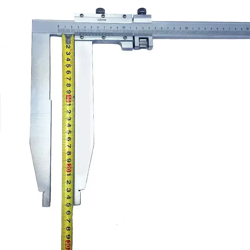 0-500mm X 250mm Long Jaw Heavy Duty Vernier Caliper with Nib Jaw Caliber Micromter