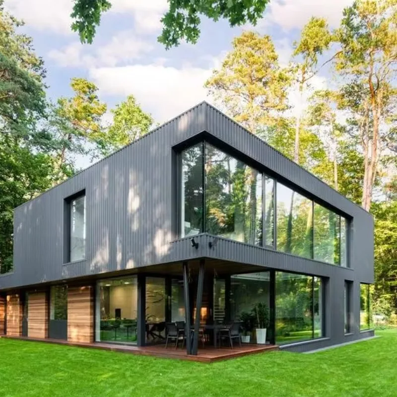 

Event Tiny House Modern Prefab Christmas Villas with Customizable Terrace Expandable House