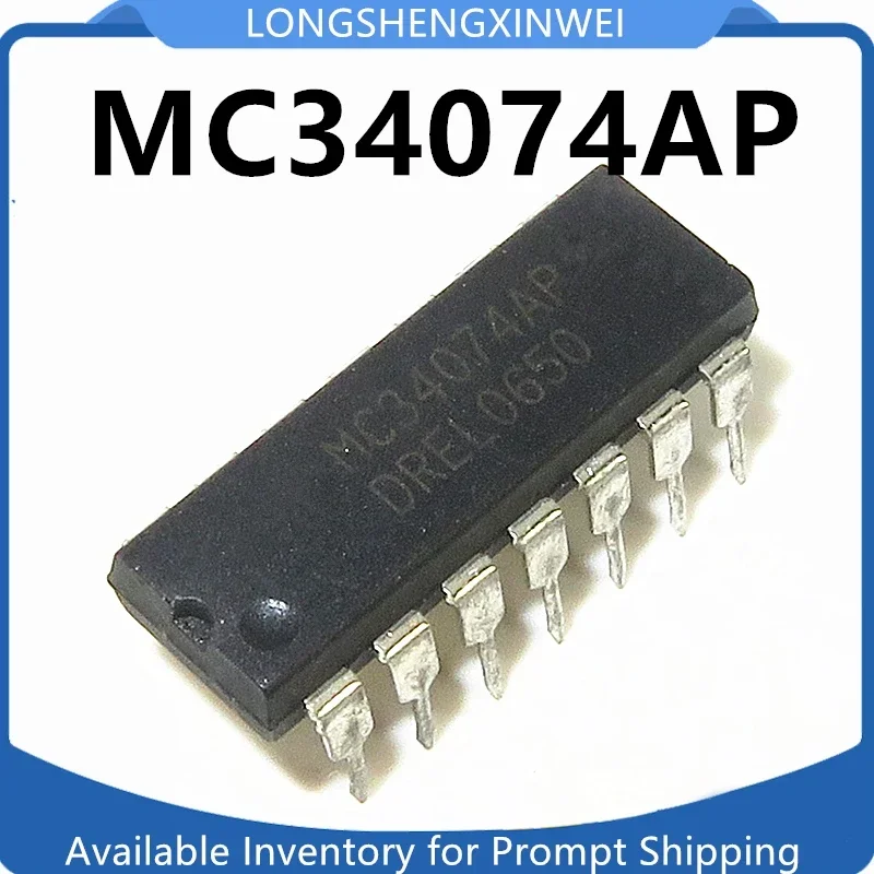 1PCS MC34074AP MC34074 Quad Operator IC Chip DIP-14
