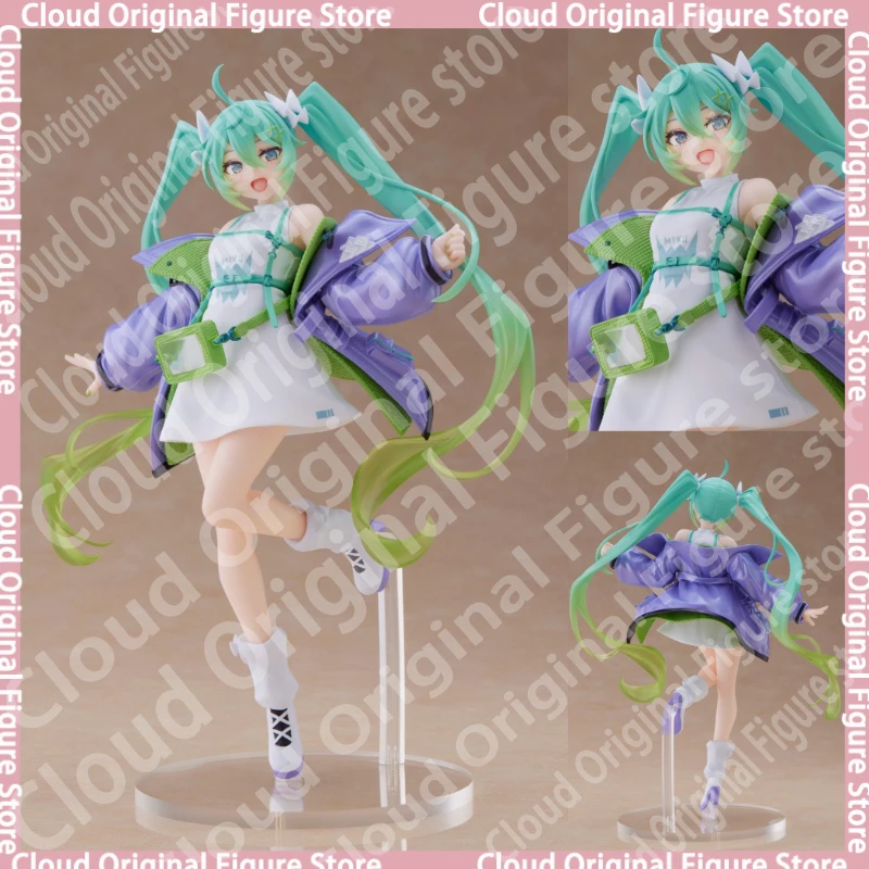 在庫-100-オリジナルタイトー-vocaloid-ファッション初音ミクスポーティな-pvc-アクションフィギュアモデルコレクション人形玩具ギフト趣味