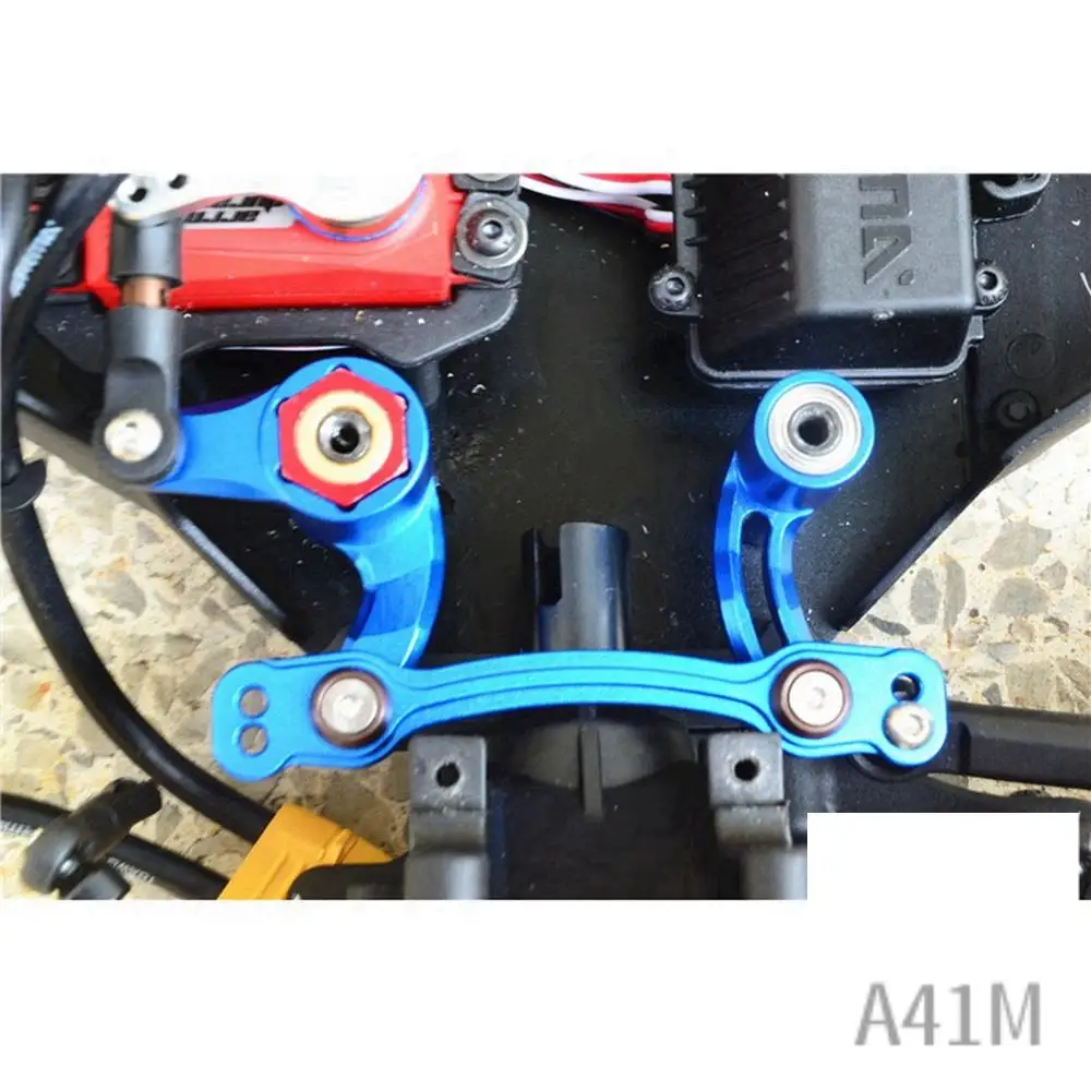 

Металлический рулевой механизм в сборе Bellcrank Set для ARRMA 1/8 KRATON 6S Outcast Senton Talion Typhon BLX RC Автозапчасти-AM