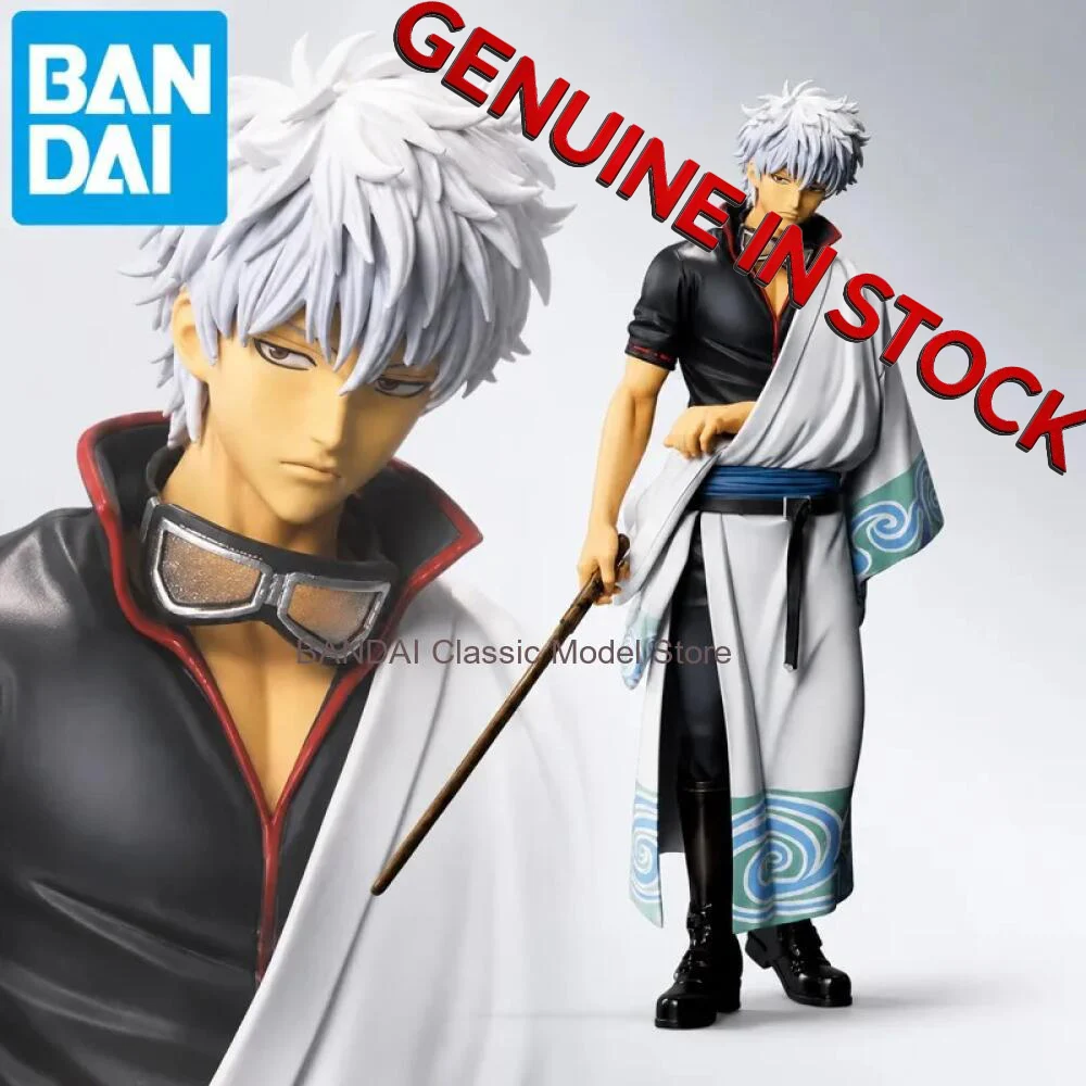 In Stock Bandai Original Bandai Spirits Gintama Sakata Gintoki Action Figure Model Doll Brand New Boxed Anime Characters Toys