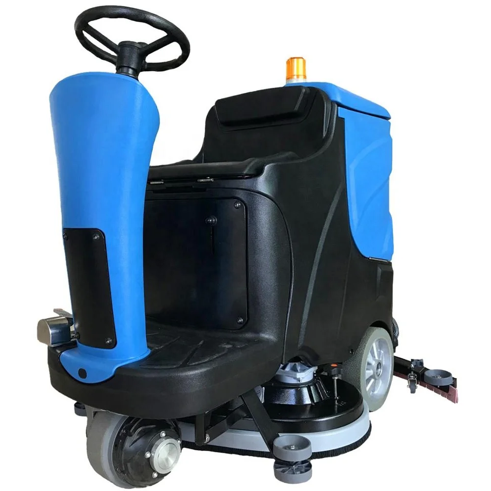 Automatic Electric Floor Scrubber Wet Dry Battery Operated Sweeping Machine