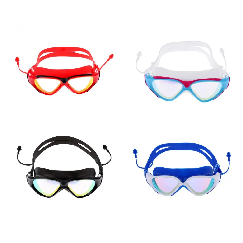 Adult Swimming Goggles Glasses Anti Fog Protection with Case