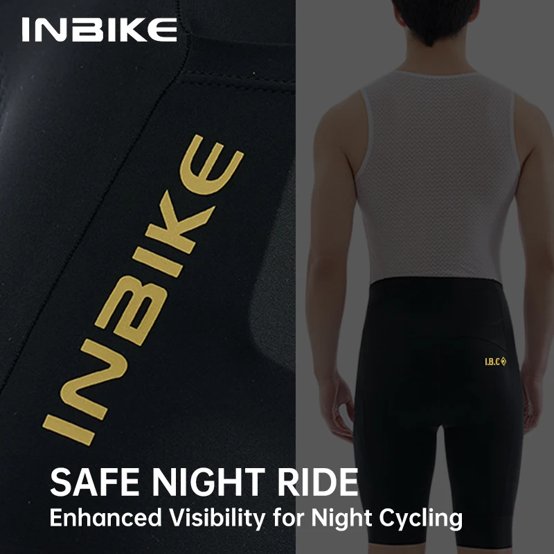 INBIKE Men's Cycling Shorts Bike Shorts Cycling Duration 6 Hour Padded Road Bike Biking Pants Bicycle Tights With Side Pockets - Image 3