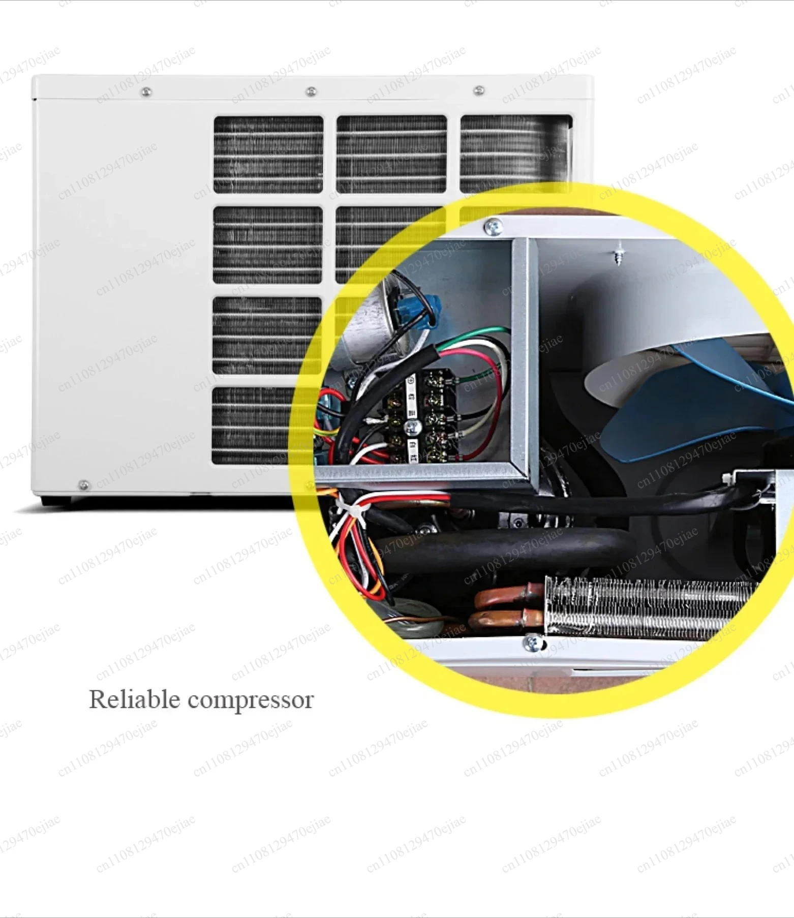 7000 BTU Mini Portable Split Air Conditioner | Compact AC with Compressor | for Camping Caravan Tent RV