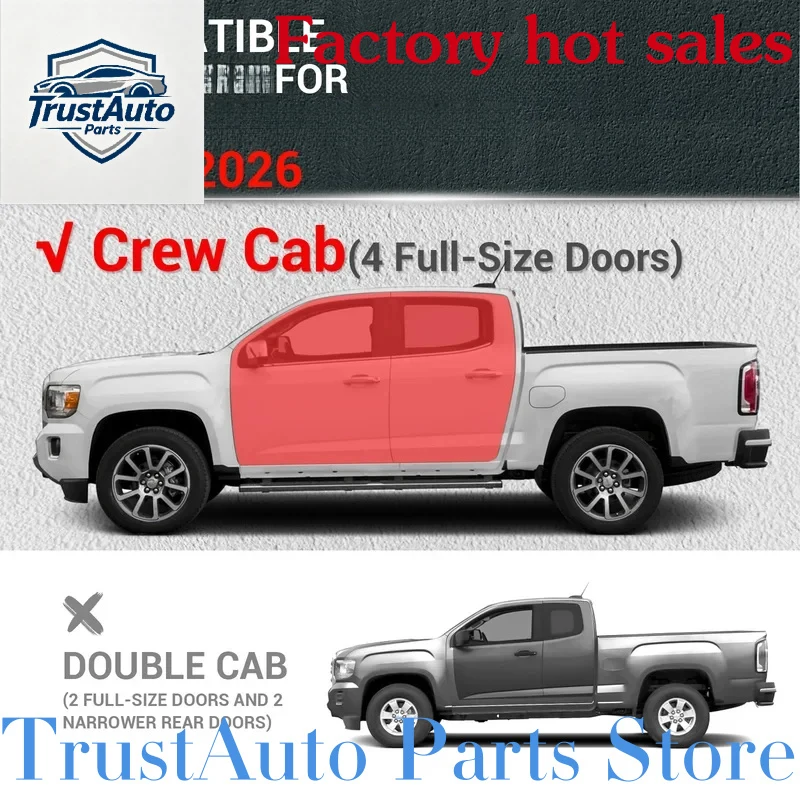 TrustAuto Parts Store Is Having A Hot SaleHot Selling Side Steps Two Stairs Den Bolt-On Fit - Colorado Crew C 4 Full Door