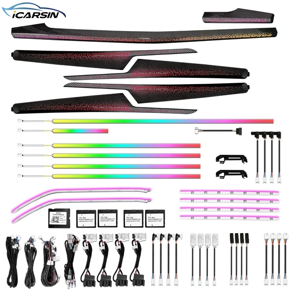 ICarsin for Audi Q5 2018-2025 Short-wheelbase Version Ambient Light Dynamic Led Car Interior Ambient Light Strip Accessories