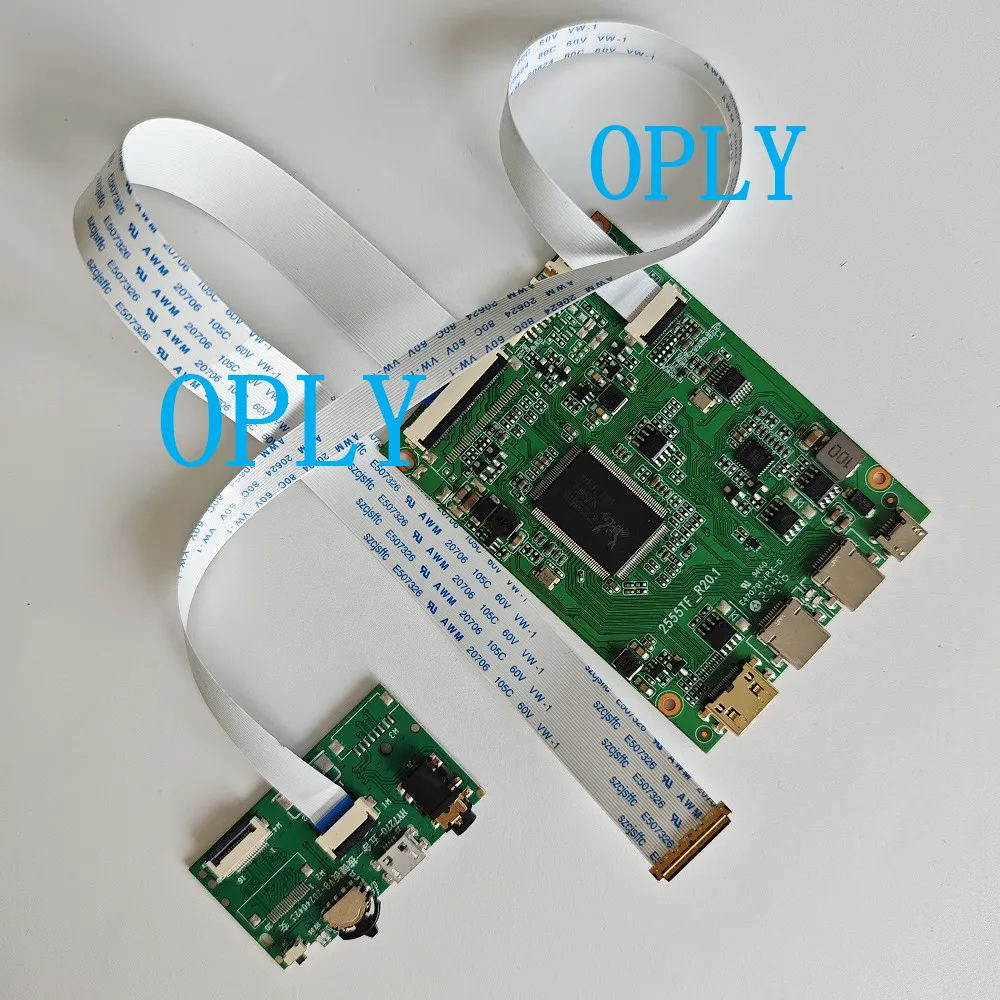 

Controllor board 2 TYPE C Mini HDMI-compatible for NT125WHM M125NWR1 B125XTN01 12.5" 1366x768 EDP LED panel screen with