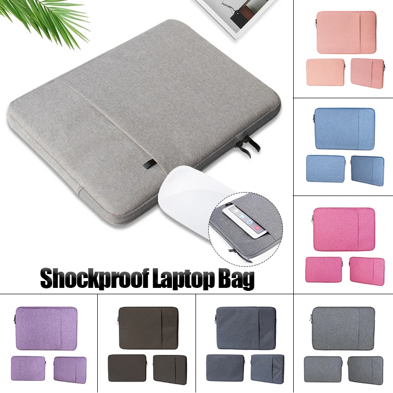 Laptop Sleeve Bag Case For Macbook Pro Air 13.3 14 15 15.6  Inch Waterproof Portable Notebook Cover For Lenovo ASUS Xiaomi Bag