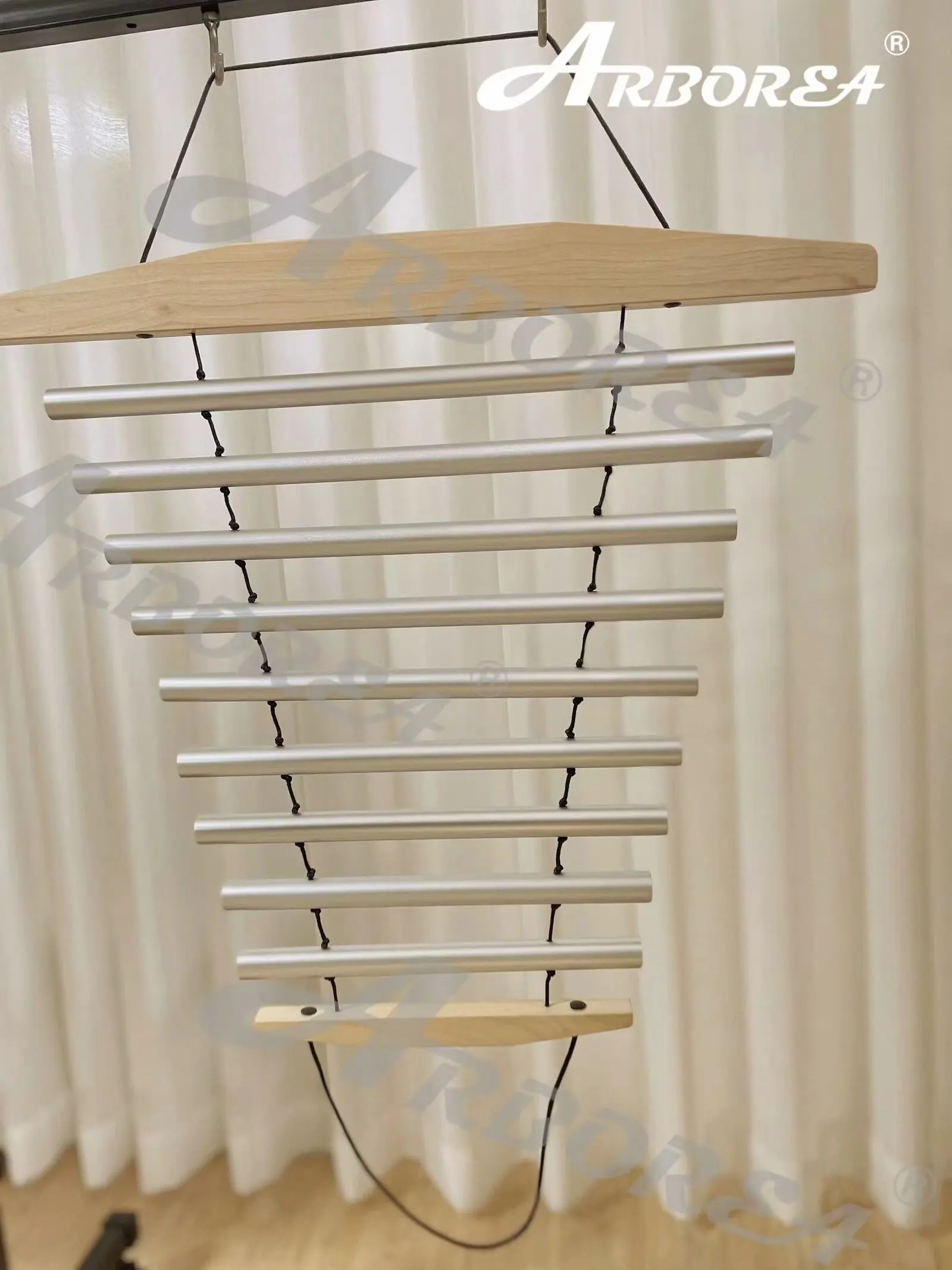 Svaram 9-Bar Chimes Sound Healing Therapy Gong & Cymbals Musical Instruments For Percussion