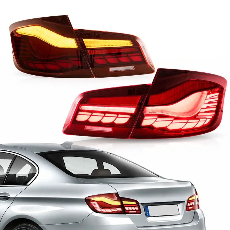 Voll-LED-Rücklichter im GTS-Stil 2011–2017, 5er-Serie, 528i, 530i, 535i, Auto-Rückleuchte für BMW F10 F18 M5 Rückleuchten