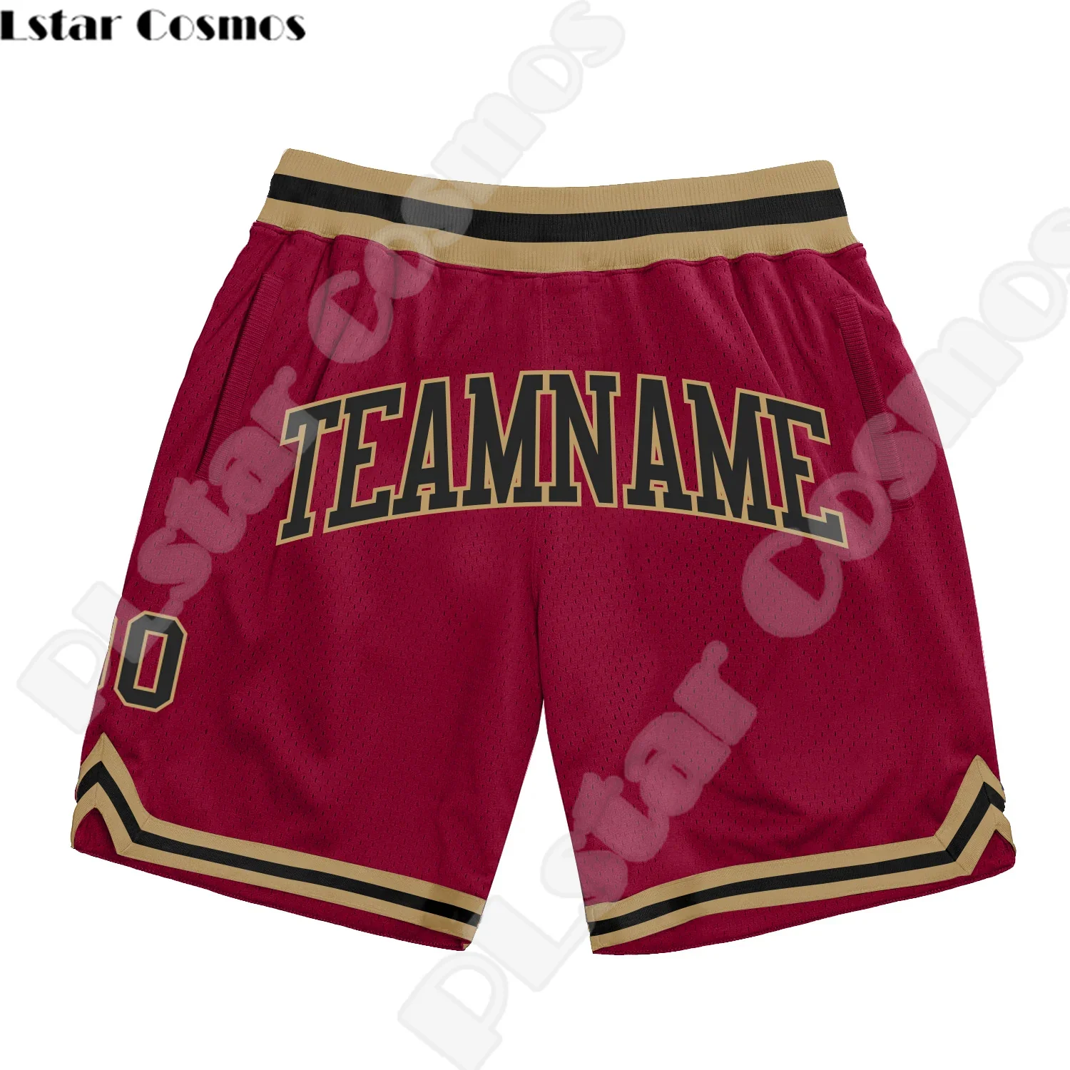 Pantalones cortos de baloncesto con nombre personalizado, calzas Retro de malla transpirable, estampado 3D, Harajuku, verano, A4, envío directo