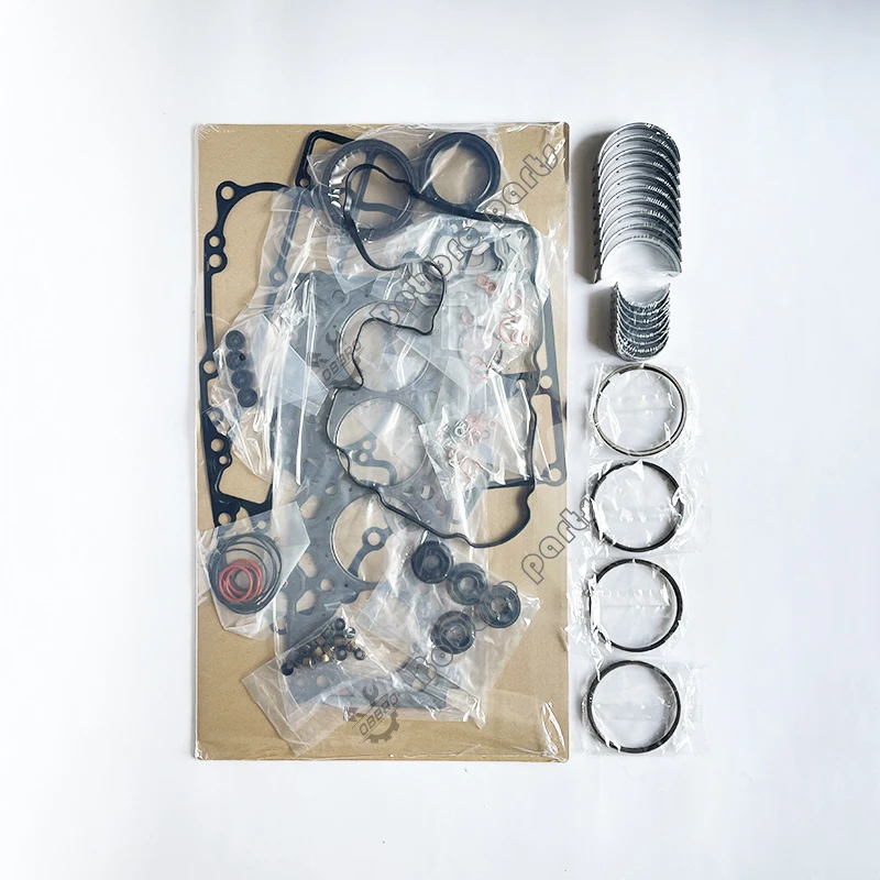 

V1903 V1903E Overhaul Rebuild Kit With Full Gasket Set Piston Ring Main Rod Bearing For Kubota Engine Fit Hitachi NX367 NX368