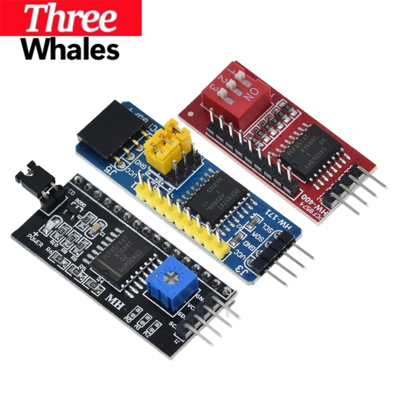 PCF8574 PCF8574T I/O For IIC I2C TWI SPI Serial Interface Board Port LCD1602 LCD2004 Adapter Plate LCD Adapter Converter Module