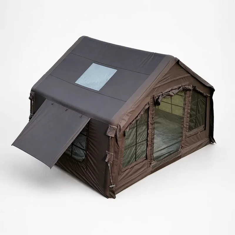 Windproof Rainproof Inflatable Tents Family Use