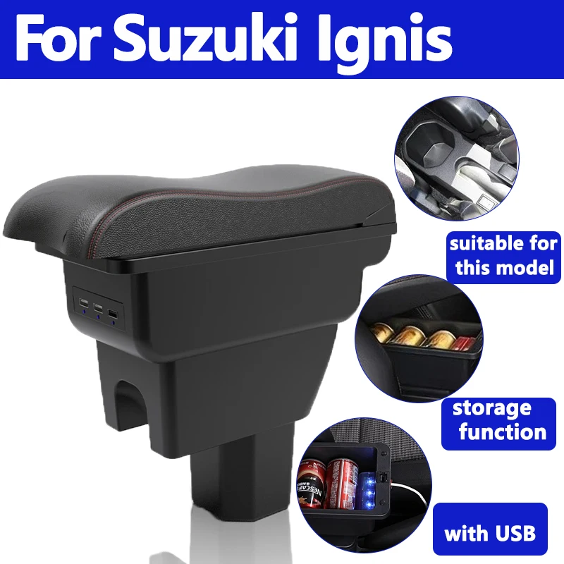

For Suzuki IGNIS Armrest For Suzuki Ignis Car Armrest box Retrofit parts Interior details Storage box Simple installation