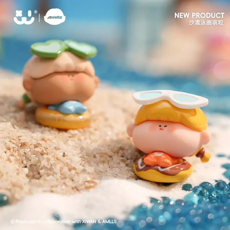 

AMLLS Swimming Mini Series Blind Box Mystery Box Toys Kawaii Ornaments Figurines Home Decor Desktop Model Dolls Gilrs Gift Model