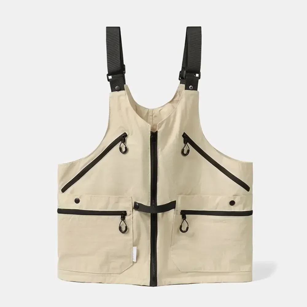 Nylon-Wickeltasche, wasserdichte, tragbare Westentasche im Casual-Stil, mit mehreren Taschen, Utility-Westentasche – Detail 7