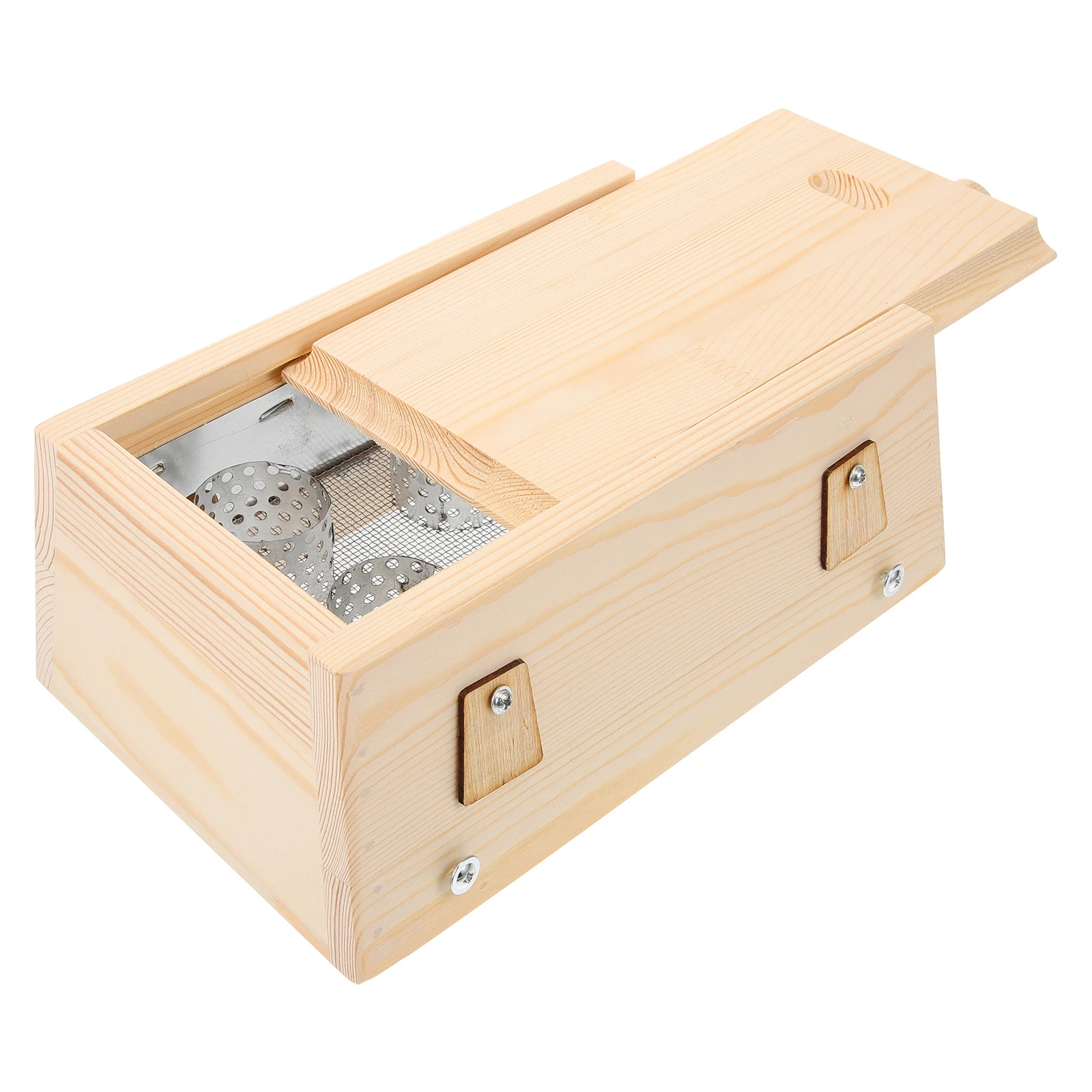 목재 뜸통 케이스 컴팩트 디자인 전신 사용 가능 안전한 평평한 바닥 뜸봉 홀더 휴대용 뜸통 케이스