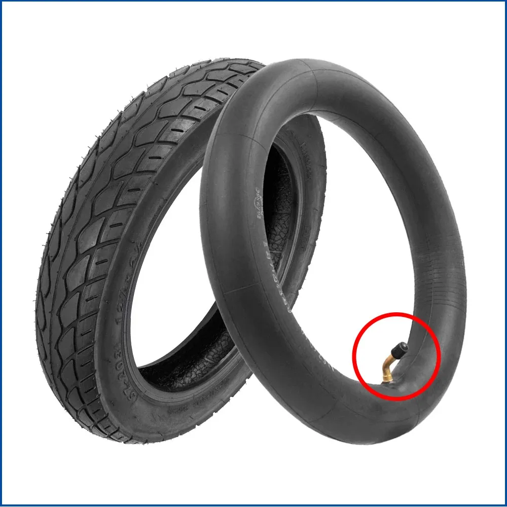 

12Inch Inner Tube Tire (57 -203)12 1/2 X 2 1/4 Electric Scooter for Bike Stroller Urban Fits Many Gas 12x2.125 Outer Tyre Rubber