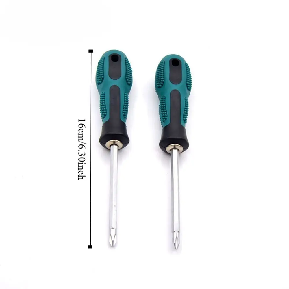Detachable Double-Use Screwdriver Cross/Straight Type Magnetic Bit 2 In 1 Slotted Cross Screwdriver Dual-purpose