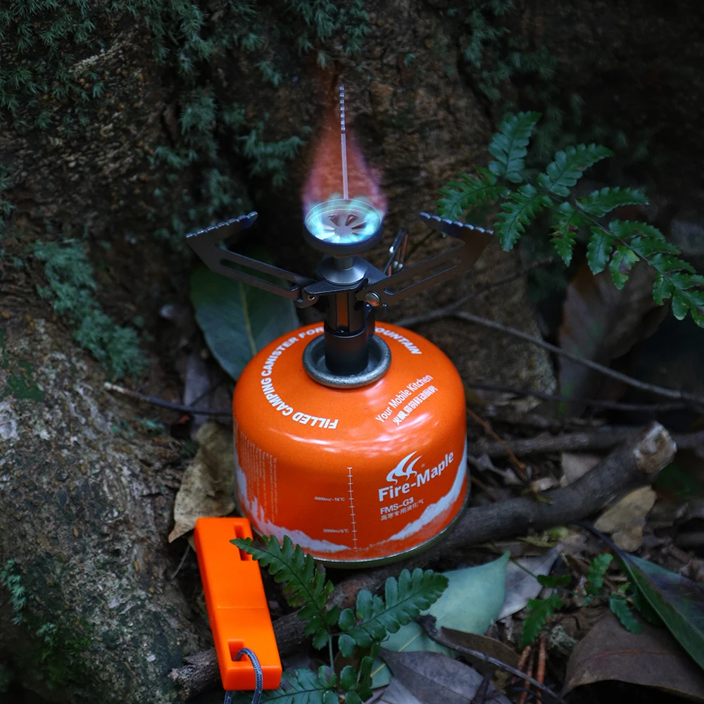 Fire Maple Hornet Ⅱ Titanium Gas Stove Camping Compact Burners Outdoor Hiking Bikepacking Ultralight Mini Stove