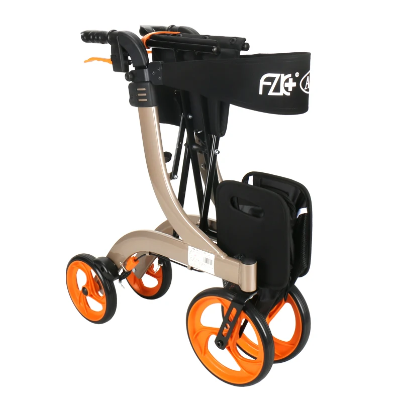 

The elderly driving shopping trolley folding portable scooter assisted walking walker