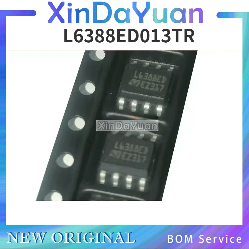 10 pcs L6388 L6388D L6388ED SOP-8 High Pressure Side and Low Pressure Side