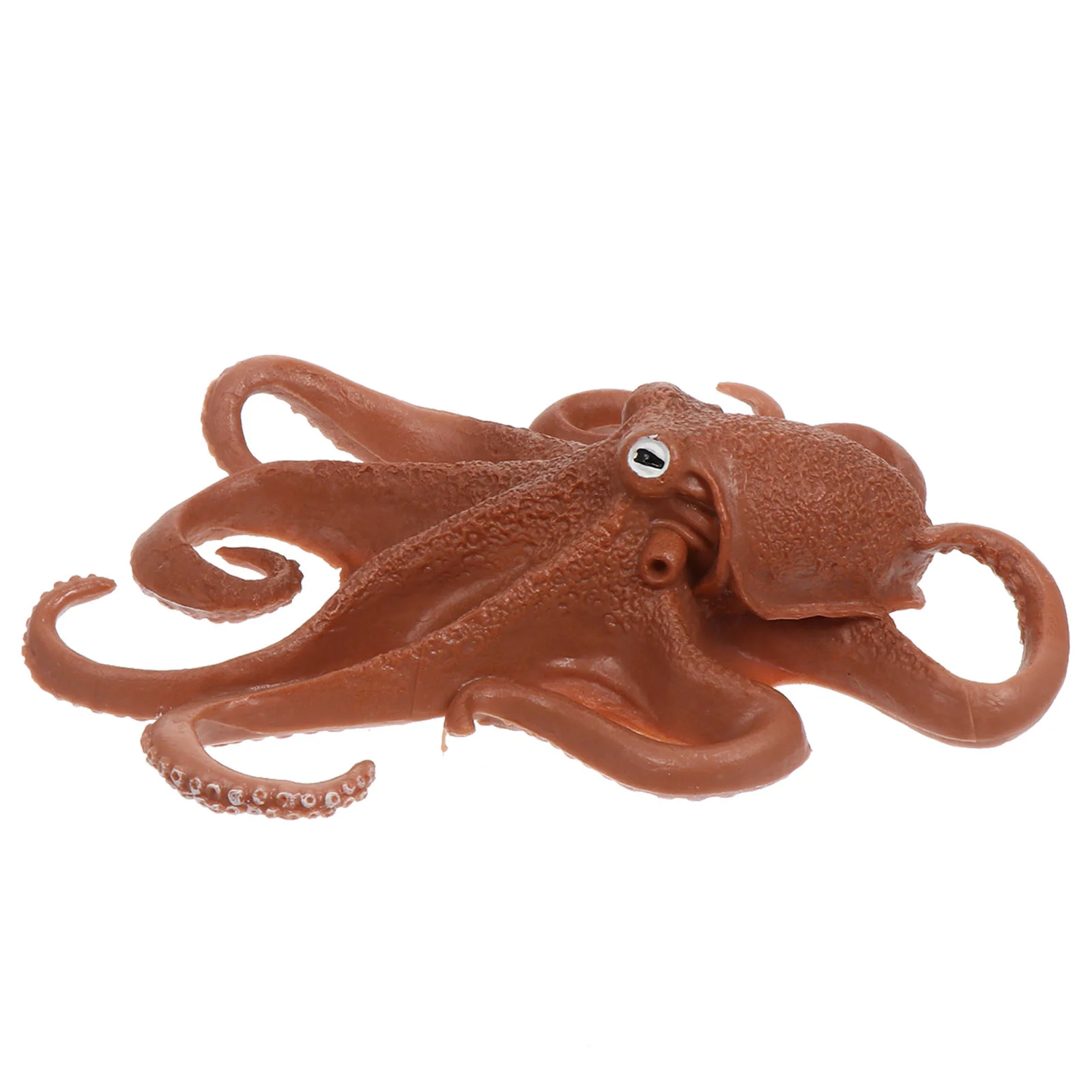 Toy Children’s Toys Simulation Ornaments Fish Tank Adornment Octopus 143X10CM Sea Life Model Animals Brown Desktop Ocean