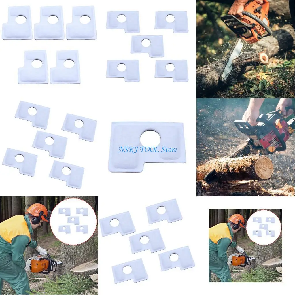 

L8RC Professional Ventilation Filters 5 Pack, Strong Cotton Building for MS170/MS180 Engine Maintenance