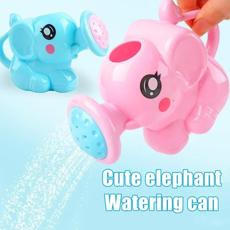 Juguetes de baño para bebés, espray de agua en forma de elefante de plástico, para Baby Shower, juguetes de natación, juguetes para niños