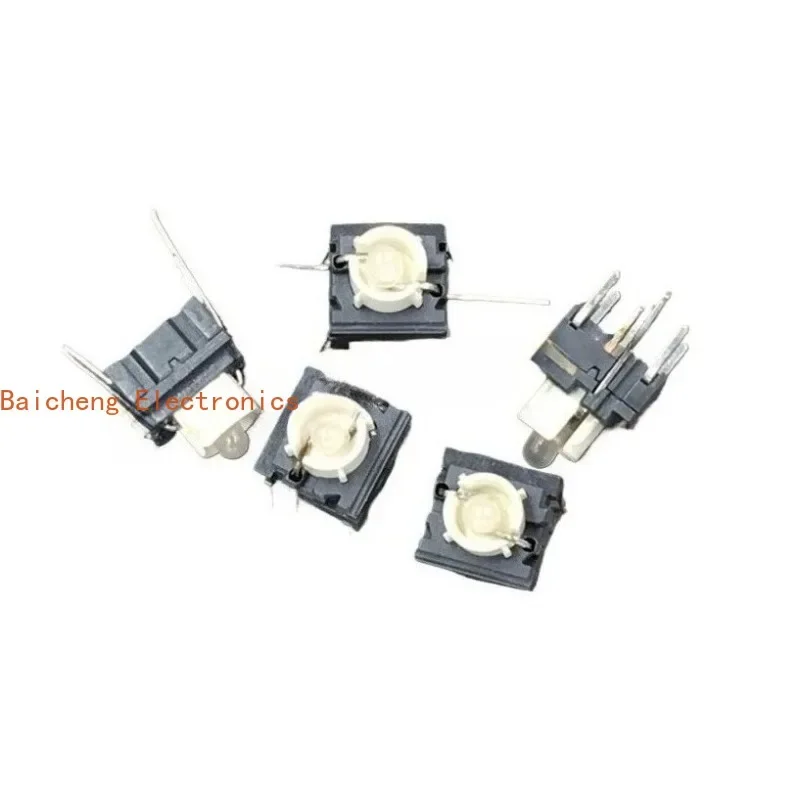 10PCS Reset with red and green dual color light button, touch button switch with light, 6-pin 10 * 10