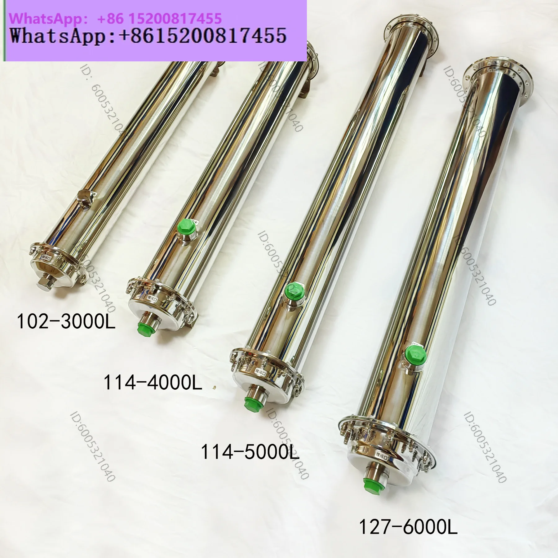 Stainless steel whole house water purifier household direct drinking large flow rural well water groundwater filter