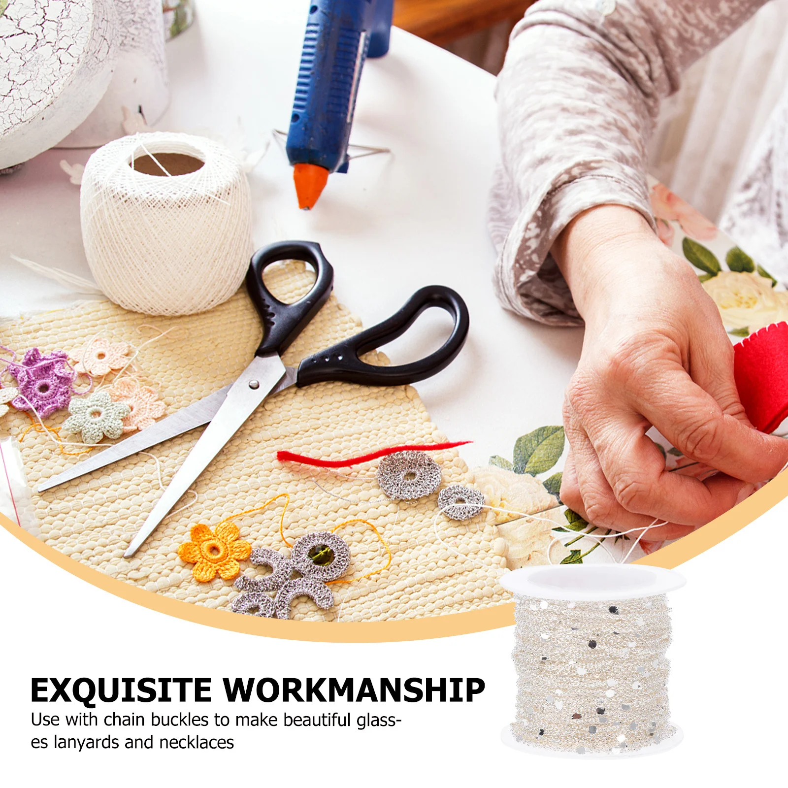 

1 Roll Link Chain For Jewelry Making Diy Necklace Lanyard Craft Supplies Copper Links Chain Diy Chains Jewelry Making Supplies