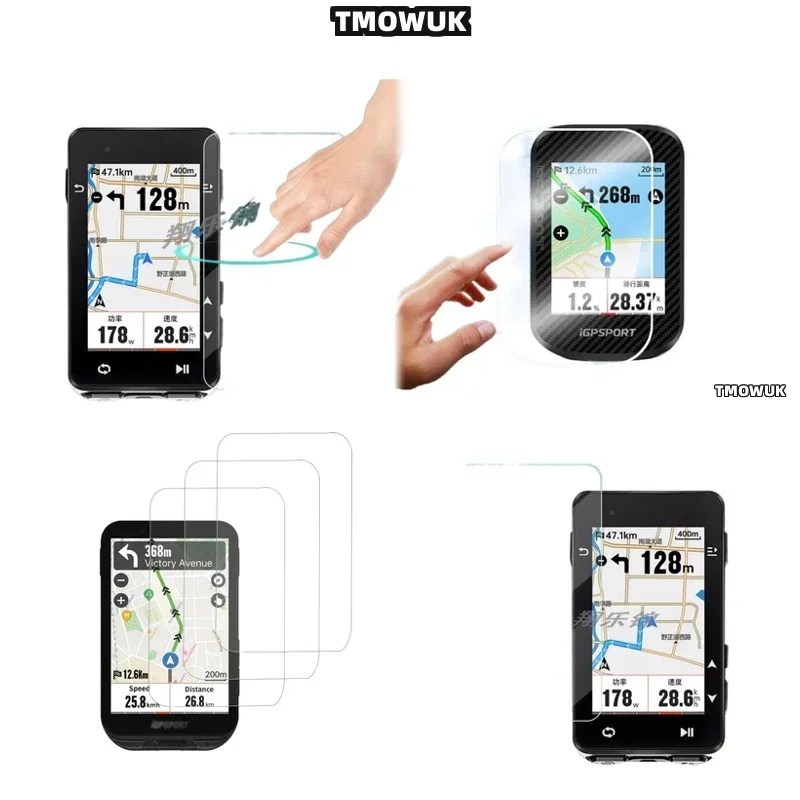 

For IGPSPORT BSC300 300T BSC200S IGS800 BSC200 - Bubble-Free Installation Glass Cover GFHO