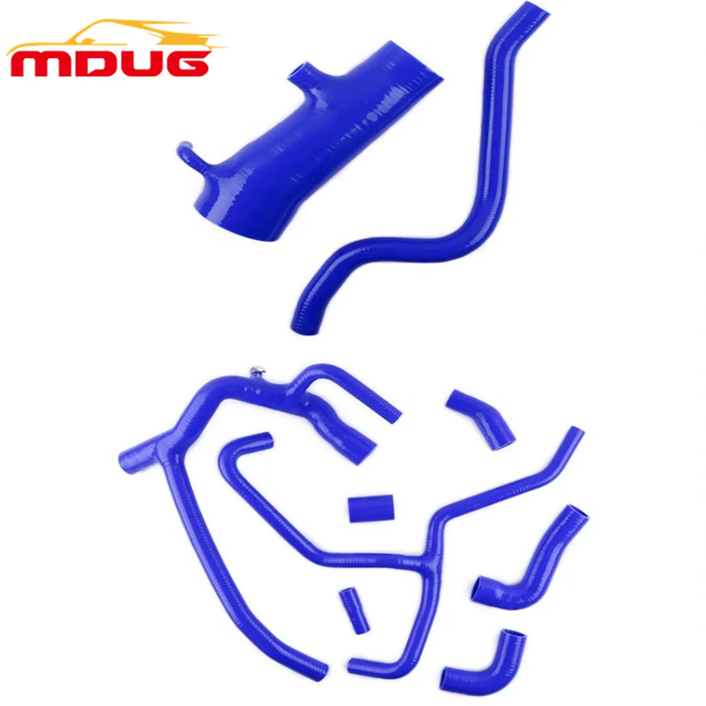 

Fit Land Rover Discovery 2 TD5 1999-2004 Silicone Radiator&Coolant&Air Intake Hose Pipe