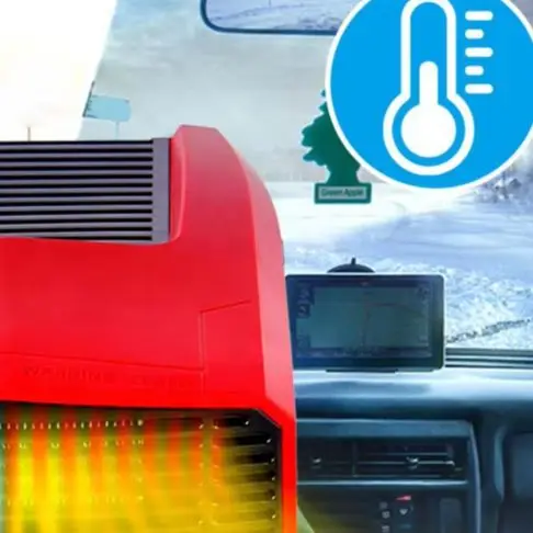 

1 шт. автомобильный обогреватель для защиты от снега, холодного размораживания, вентилятор для обогрева ветра для батареи 18 В, подходит для всех сезонов