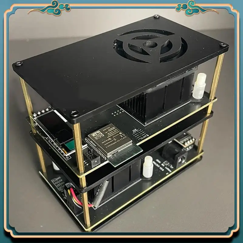 (جديد)-Bitaxe BM1397 640GH/S جهاز تعدين Bitcoin عالي الكفاءة ASIC جهاز تعدين منفرد لـ BTC Crypto Currencys Powerhouse