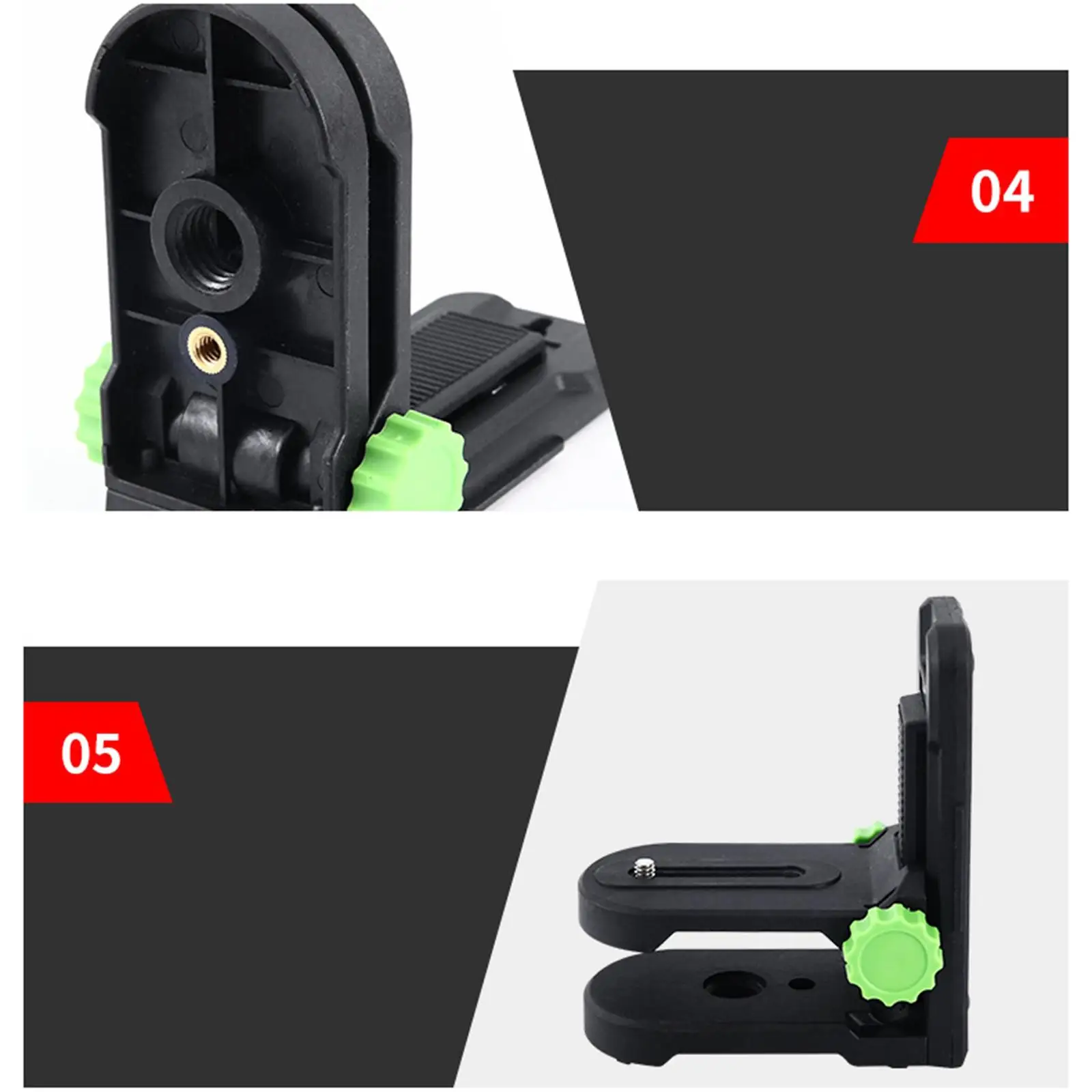 Universal Level Support Wall Bracket Compact Nylon Mounting Base Easy to Install for Home Projects