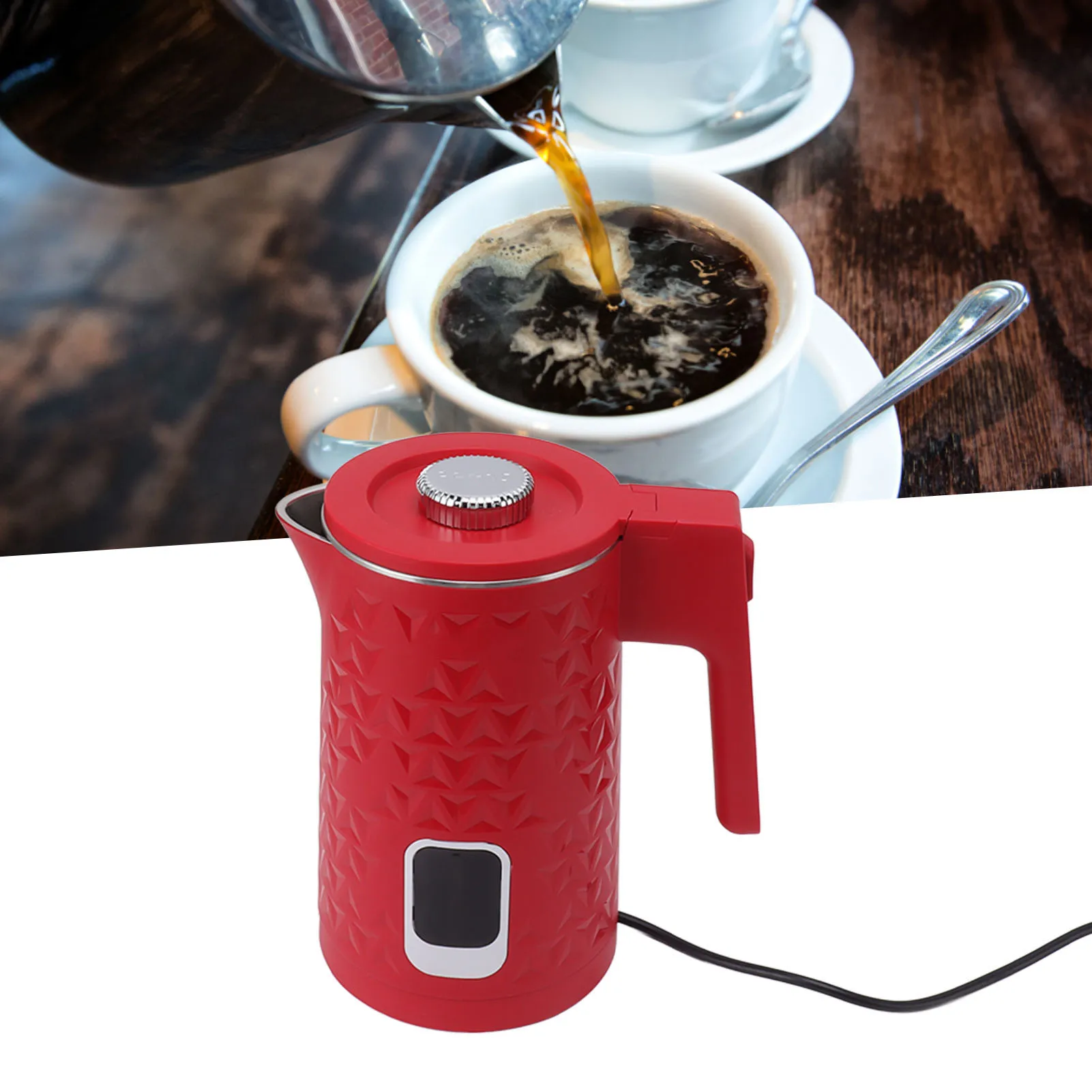 

2000 Вт 2л электрический чайник из нержавеющей стали с автоматическим отключением электрический чайник с двойными стенками красный/белый