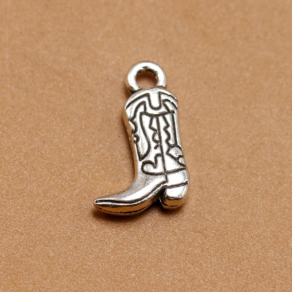 

20 Pcs Retro High Heels Pendant Stainless Steel Steampunk Jewelry Sets Pendants Making Charm Alloy