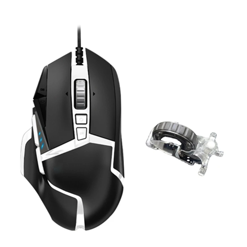 DN59 Katrol Gulir Roda Mouse Tahan Lama untuk Penggantian Aksesori Gulir Mouse Gaming G502