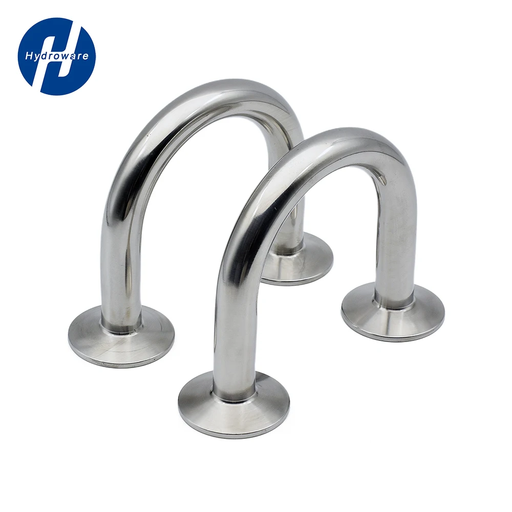 Food Grade Tri Clamp 19mm25mm 32mm 38mm 54mm 51mm U-shaped Return 180 Degree Elbow 304 Stainless Steel Accessories Homemade Beer