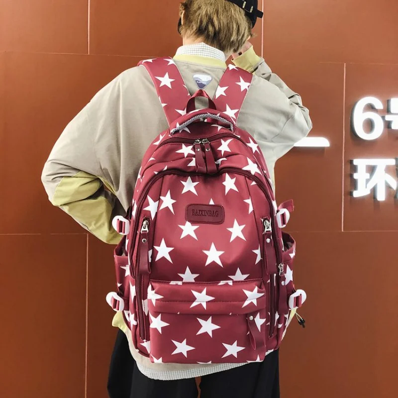 

Star Backpack for Women Men 17 Inch Star Laptop Backpack College Bag Cute Travel Backpack Student Back To School Casual Bookbag