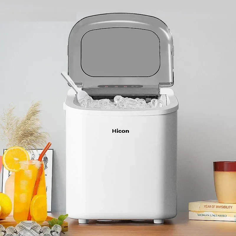 Maquina De Hacer Hielo Ice Maker Small Commercial 15kg Dormitory Students Smart Mini Household Automatic Round Ice Cube Maker