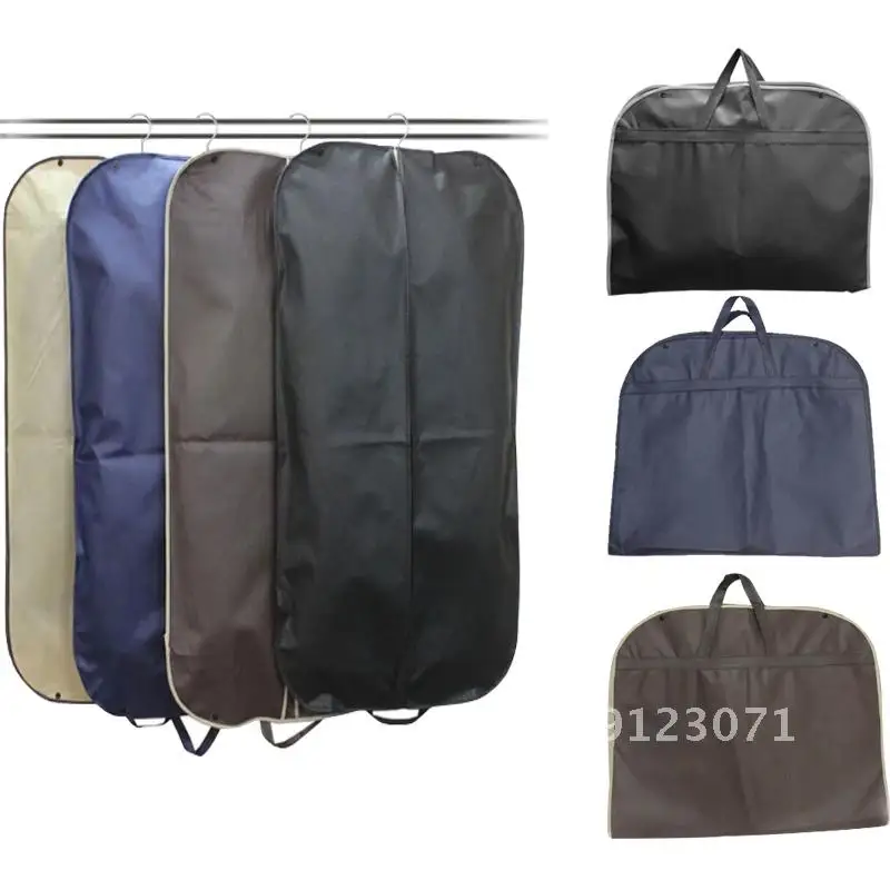 

Clothing Dust Cover Non-Woven Home Moisture-Proof Wardrobe Hanging Clothes Storage Bag Suit Dress Clothes Dust Cover