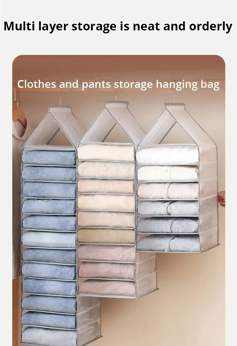 Wardrobe Hanging Storage Bag Image 1